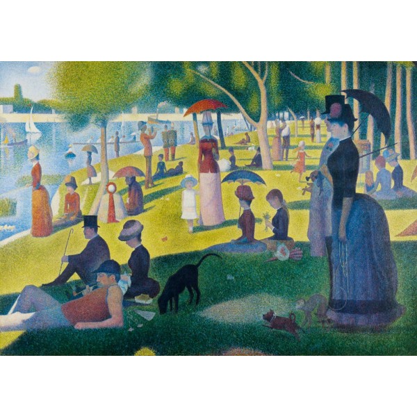 Niedzielne popołudnie na wyspie La Grande Jatte,Georges Seurat (1000el.) - Sklep Art Puzzle
